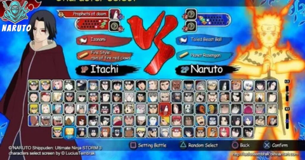 Character Representation In The Game naruto