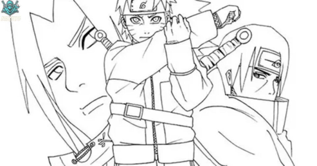 Itachi coloring pages