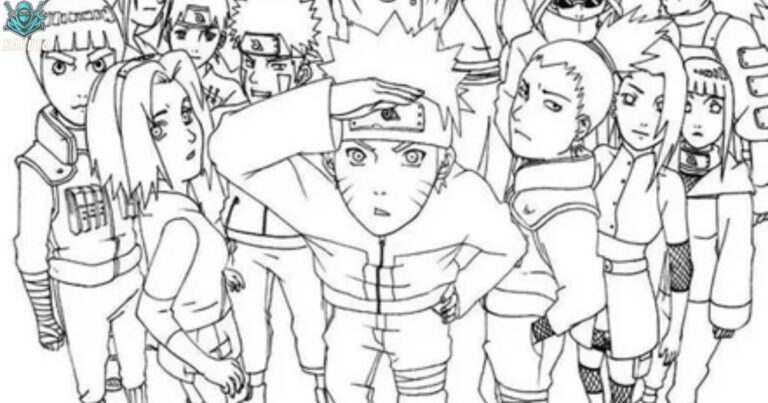 The Best Game Naruto Coloring Pages