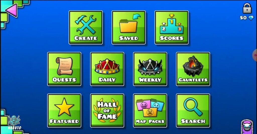 Customization Options in Geometry Dash PC Version